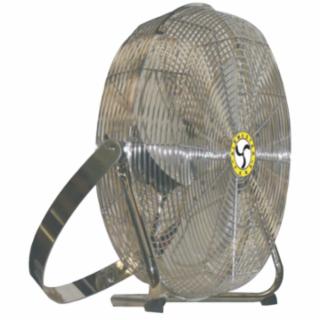 AIRMASTER 78984 18" High Vel Low Stand Pivot Fan/Yoke Mt Te Moto