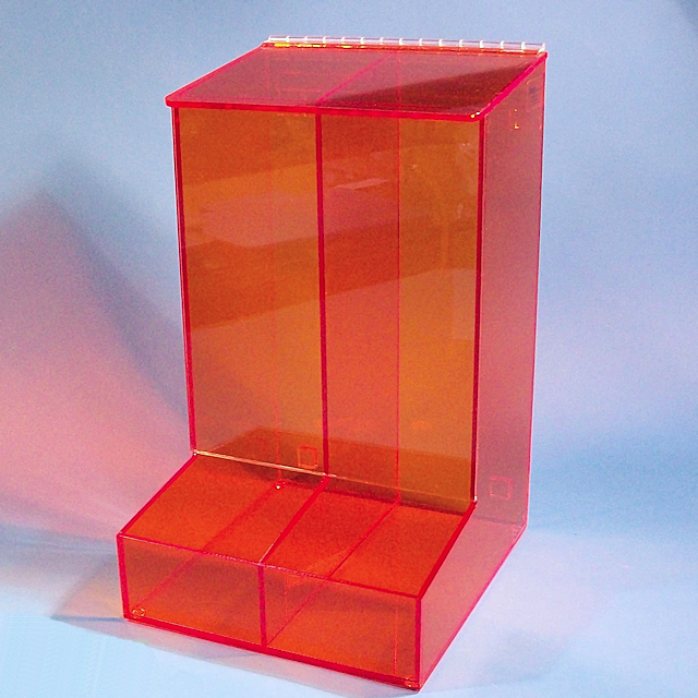 SOS Cleanroom 10.5"W x 18"H x 12"D - Cleanroom 2-Compartment Dispenser with Front Tray