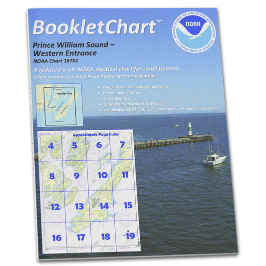Paradise Clay CB16701 HISTORICAL NOAA Booklet Prince William Sound-Western Entrance