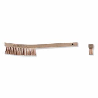 AMPCO SAFETY TOOLS B-400 4X19Row Long Hnd Rd Wirebrush Wire Length