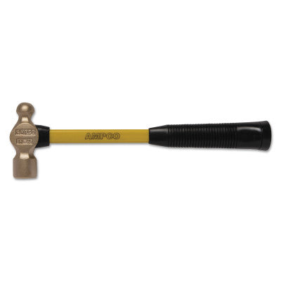 Ampco Safety Tools H-4FG 2 Lb. Ball Peen Hammerw/ Fbg Handle