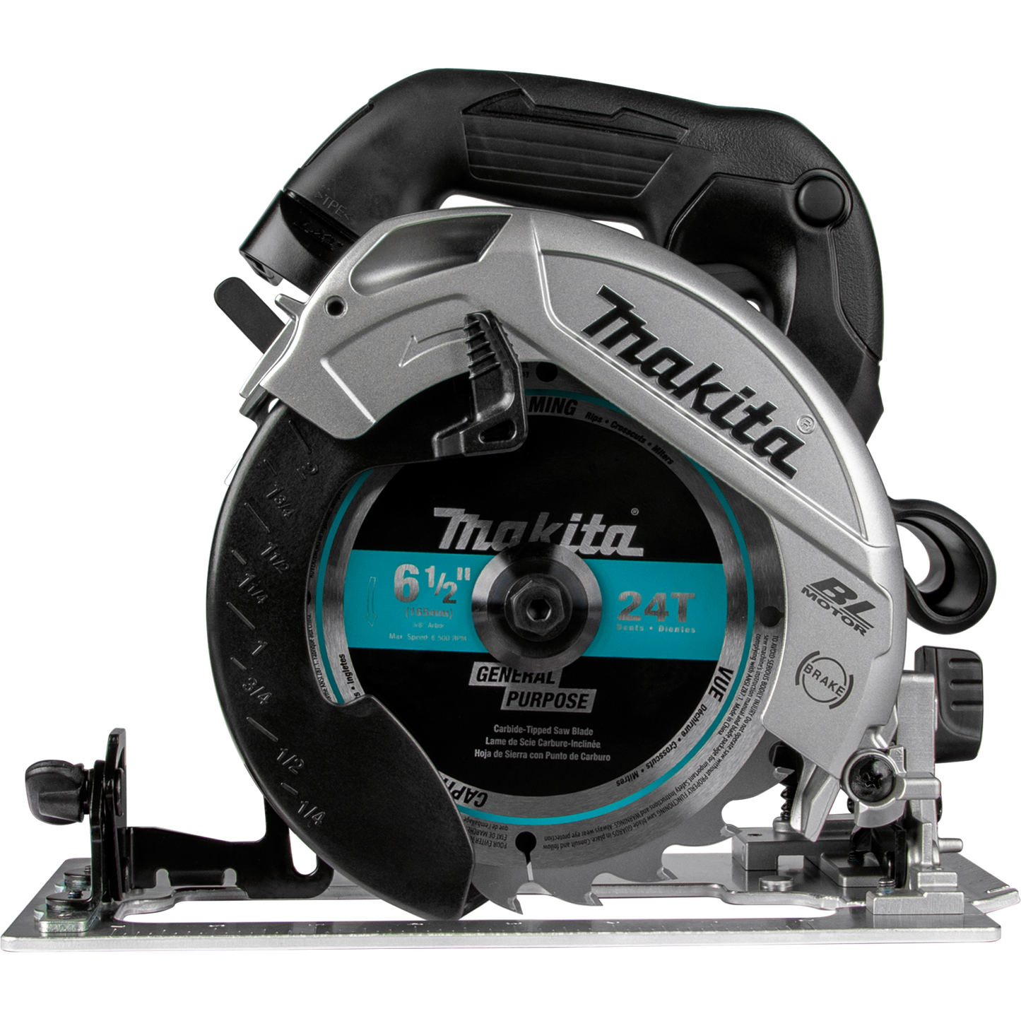 Makita XSH05ZB 18V LXT® Lithium‘Ion Sub‘Compact Brushless Cordless 6‘1/2 Circular Saw, AWS® Capable, Tool Only