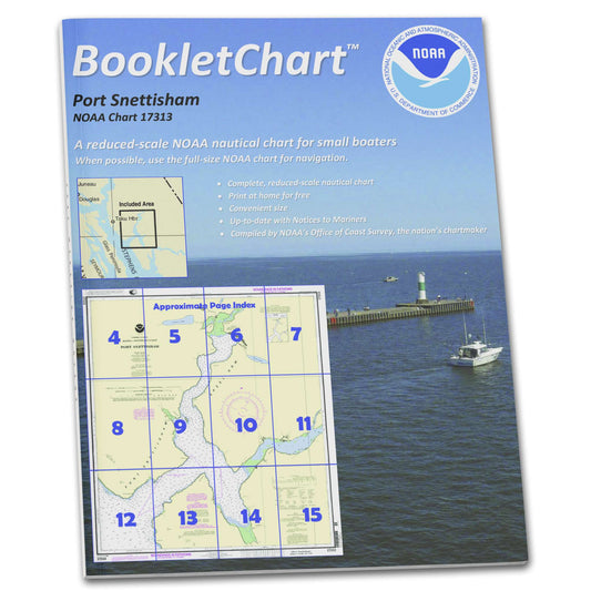 Paradise Clay CB17313 HISTORICAL NOAA Booklet Chart Port Snettisham