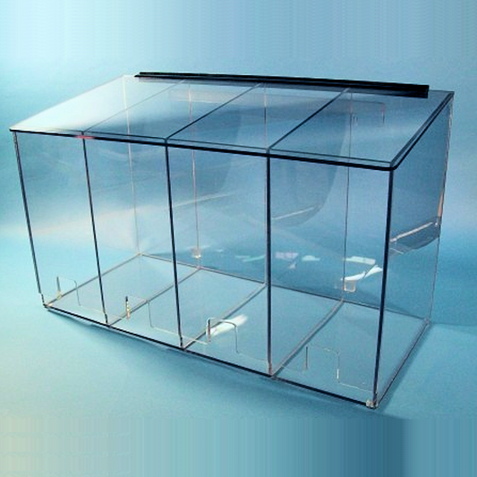 SOS Cleanroom 27.25"W x 16"'H x 12"D - Cleanroom 4-Compartment Dispenser