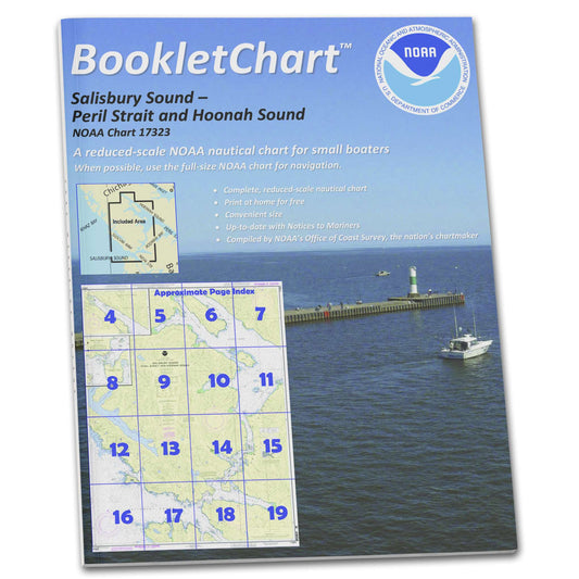 Paradise Clay CB17323 HISTORICAL NOAA Booklet Chart Salisbury Sound: Peril Strait and Hoonah Sound