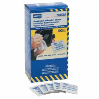 HONEYWELL NORTH® 7003A Resp. Refresher Wipe Pads 100/Box Alcohol Free