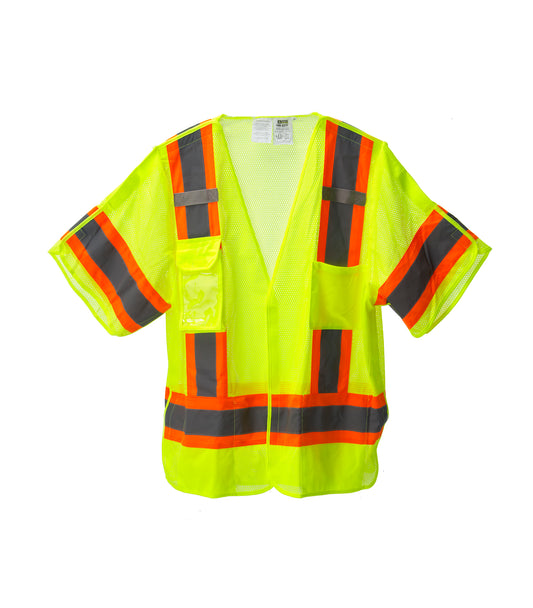Cordova Safety VB3201FRM Breakaway Safety Vest, COR-BRITE®, Type R, Class 3, FR