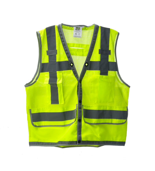 Cordova Safety VS296S Surveyors Safety Vest, COR-BRITE®, Type R, Class 2, Heavy Duty