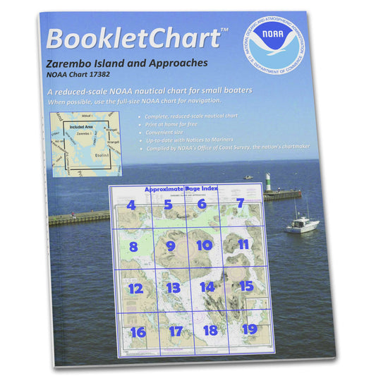 Paradise Clay CB17382 HISTORICAL NOAA Booklet Chart Zarembo Island and approaches;Burnett Inlet: Etolin Island;Steamer Bay.