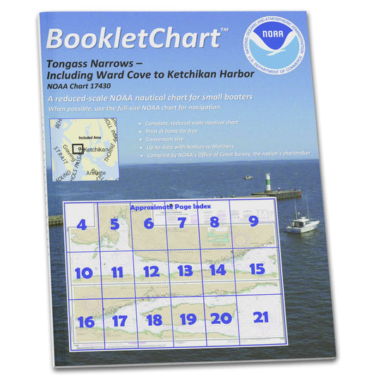 Paradise Clay CB17430 HISTORICAL NOAA Booklet Chart Tongass Narrows