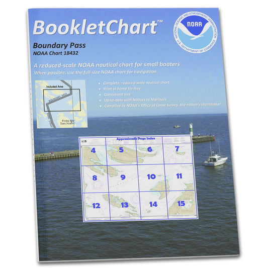 Paradise Clay CB18432 NOAA Booklet Chart Boundary Pass