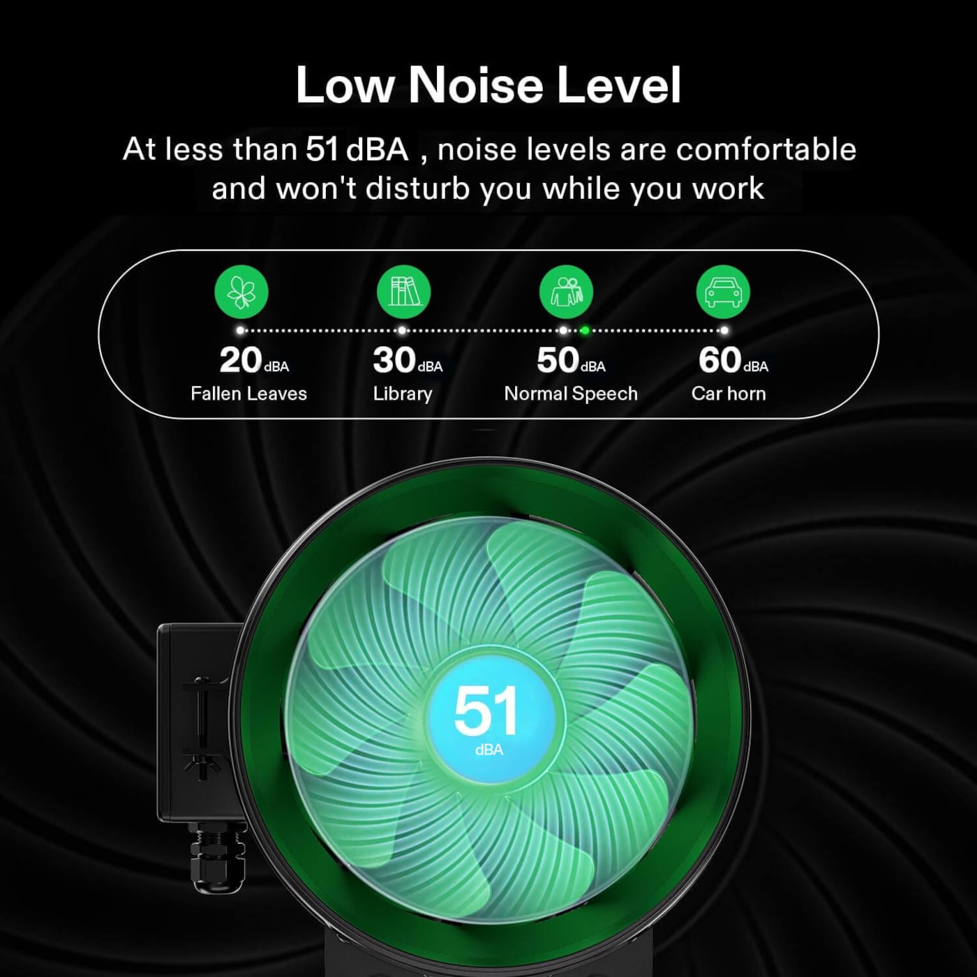 Vivosun AeroZesh G8 Inline Fan 8' with E12 Speed Controller, PWM-Controlled EC Fan for Grow Tent Ventilation
