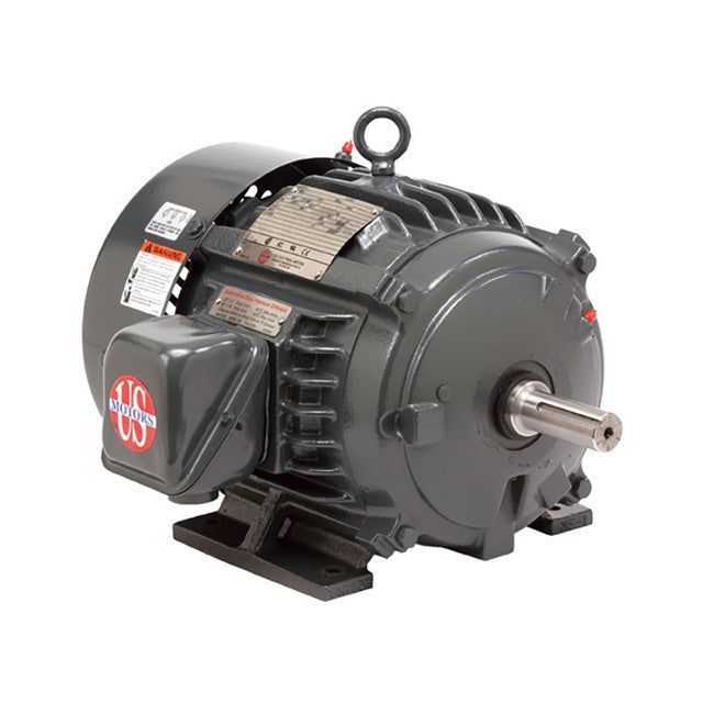U.S. Motors DE96 CTE,10 HP,2P,215T 60,200 V 10 HP, 3520 RPM, H10P1H, 200 V, 60 HZ, 215T