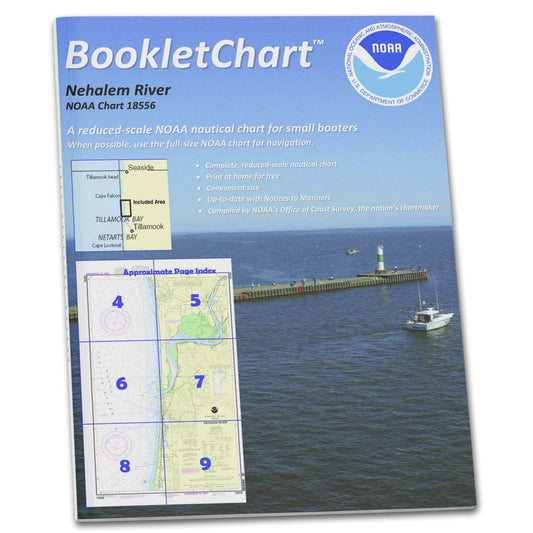 Paradise Clay CB18556 HISTORICAL NOAA Booklet Chart Nehalem River