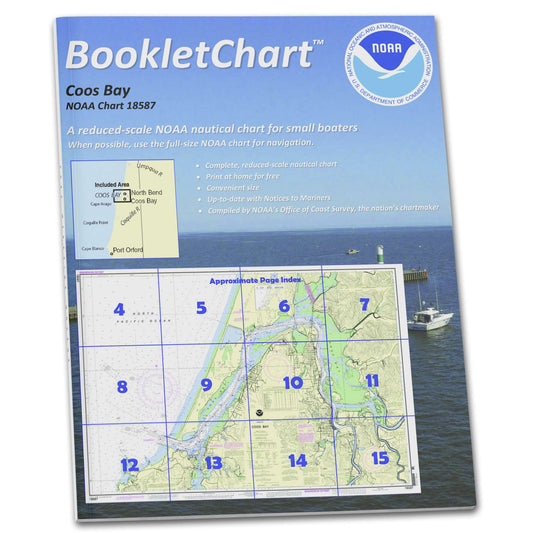 Paradise Clay CB18587 HISTORICAL NOAA Booklet Chart Coos Bay