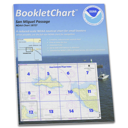 Paradise Clay CB18727 HISTORICAL NOAA Booklet Chart San Miguel Passage;Cuyler Harbor