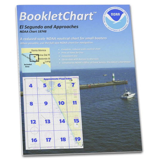 Paradise Clay CB18748 HISTORICAL NOAA Booklet Chart El Segundo and Approaches