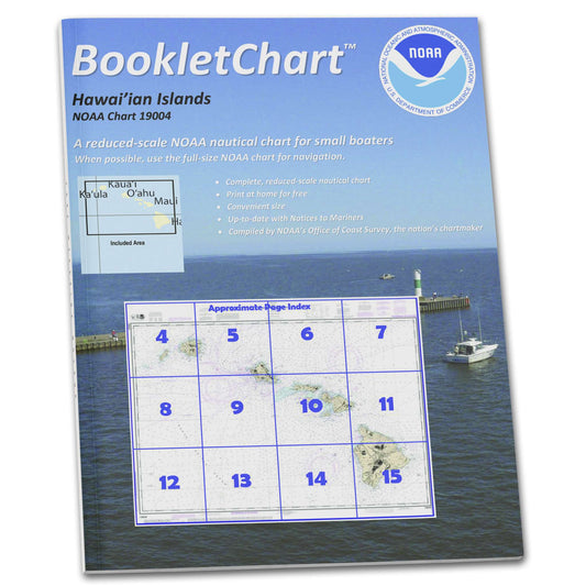 Paradise Clay CB19004 HISTORICAL NOAA Booklet Chart Hawai'ian Islands