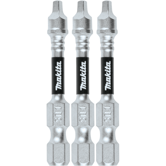 Makita E-00795 Impact XPS® #1 Square 2" Power Bit, 3/pk