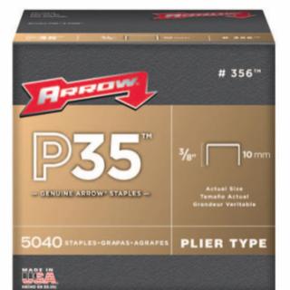 ARROW FASTENER 356 3/8" Staple For P35 & P35S 5040 Per Box