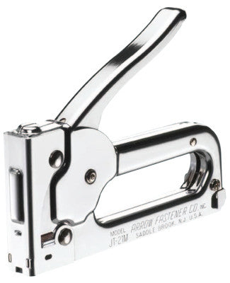 Arrow Fastener JT21CM Junior Staple Gun Tackerall Chrome