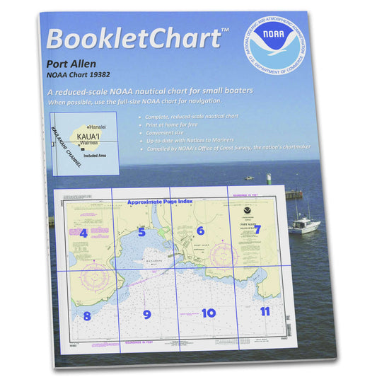 Paradise Clay CB19382 HISTORICAL NOAA Booklet Chart Port Allen Island of Kaua'i