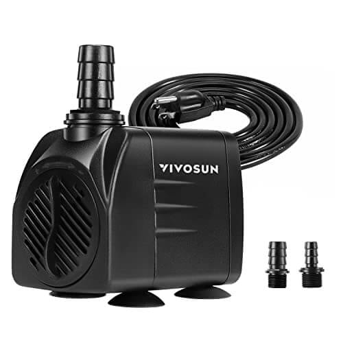 Vivosun 480GPH Submersible Pump, Ultra Quiet Water Pump