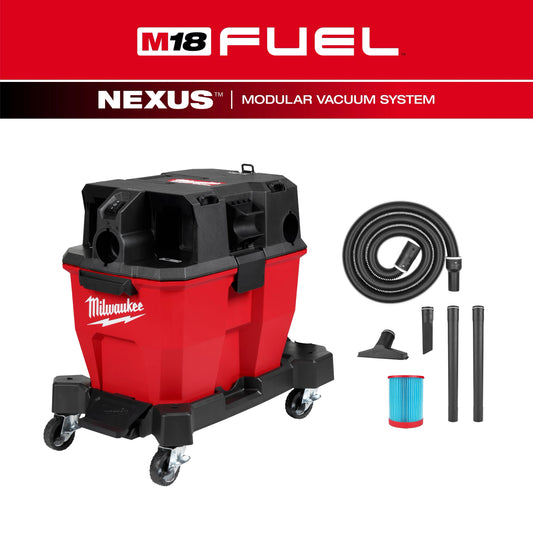 Milwaukee Tool 0920-20 M18 FUEL™ NEXUS™ 9 Gallon Dual-Battery Wet/Dry Vacuum, 1 EA