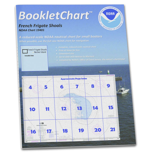 Paradise Clay CB19401 HISTORICAL NOAA Booklet Chart French Frigate Shoals