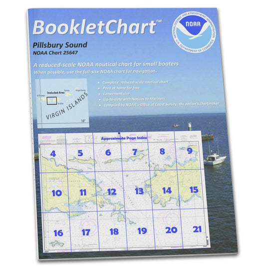 Paradise Clay CB25647 HISTORICAL NOAA Booklet Chart Pillsbury Sound