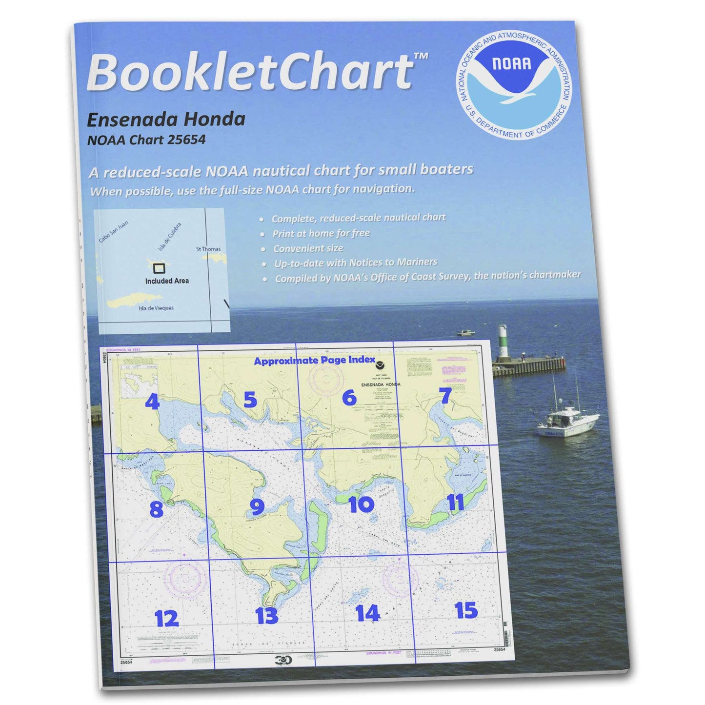 Paradise Clay CB25654 HISTORICAL NOAA Booklet Chart Ensenada Honda