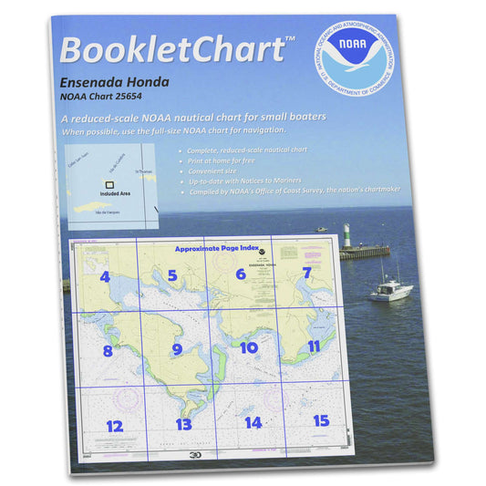 Paradise Clay CB25654 HISTORICAL NOAA Booklet Chart Ensenada Honda