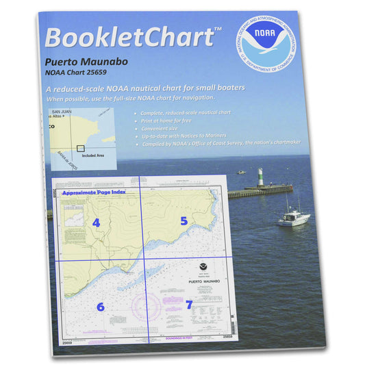 Paradise Clay CB25659 HISTORICAL NOAA Booklet Chart Puerto Maunabo