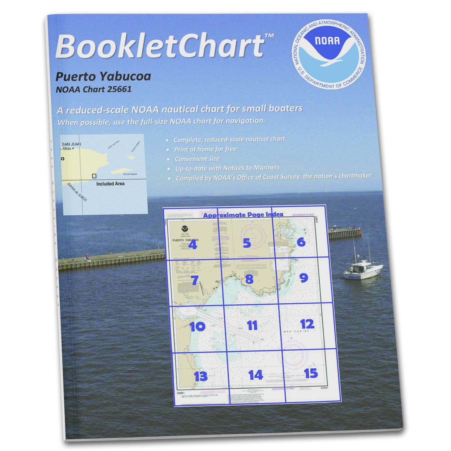 Paradise Clay CB25661 HISTORICAL NOAA Booklet Chart Puerto Yabucoa