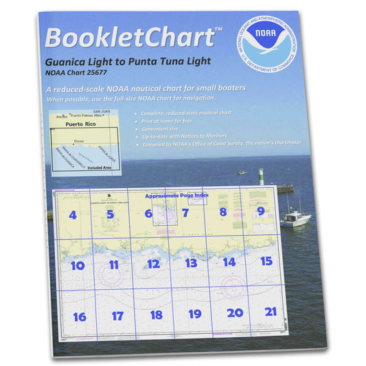 Paradise Clay CB25677 HISTORICAL NOAA Booklet Chart South Coast of Puerto Rico Guanica Light to Punta Tuna Light;Las Marea.