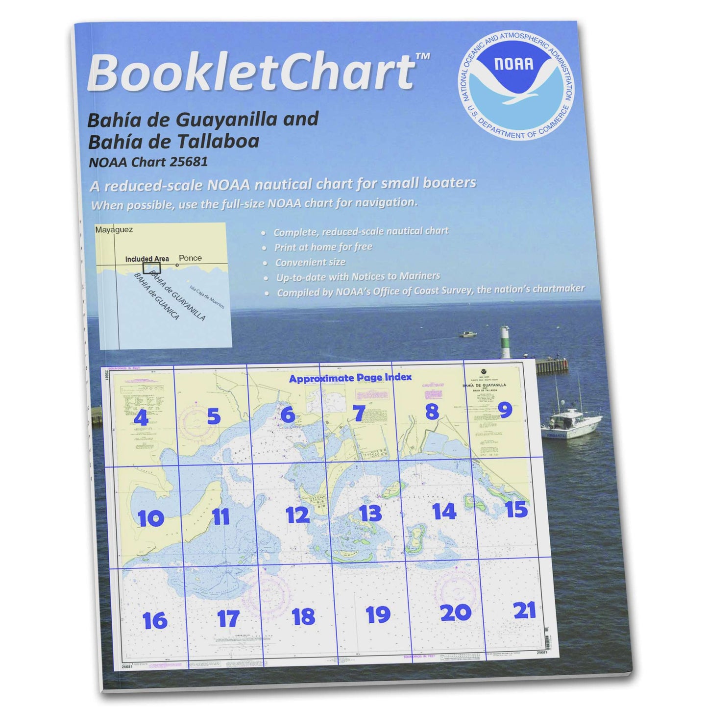 Paradise Clay CB25681 HISTORICAL NOAA Booklet Chart Bahia de Guayanilla and Bahia de Tallaboa
