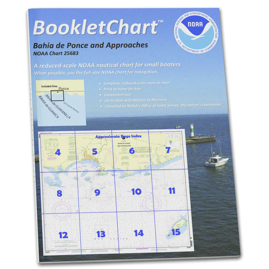 Paradise Clay CB25683 HISTORICAL NOAA Booklet Chart Bahia de Ponce and Approaches