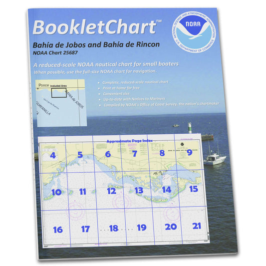 Paradise Clay CB25687 HISTORICAL NOAA Booklet Chart Bahia de Jobos and Bahia de Rincon