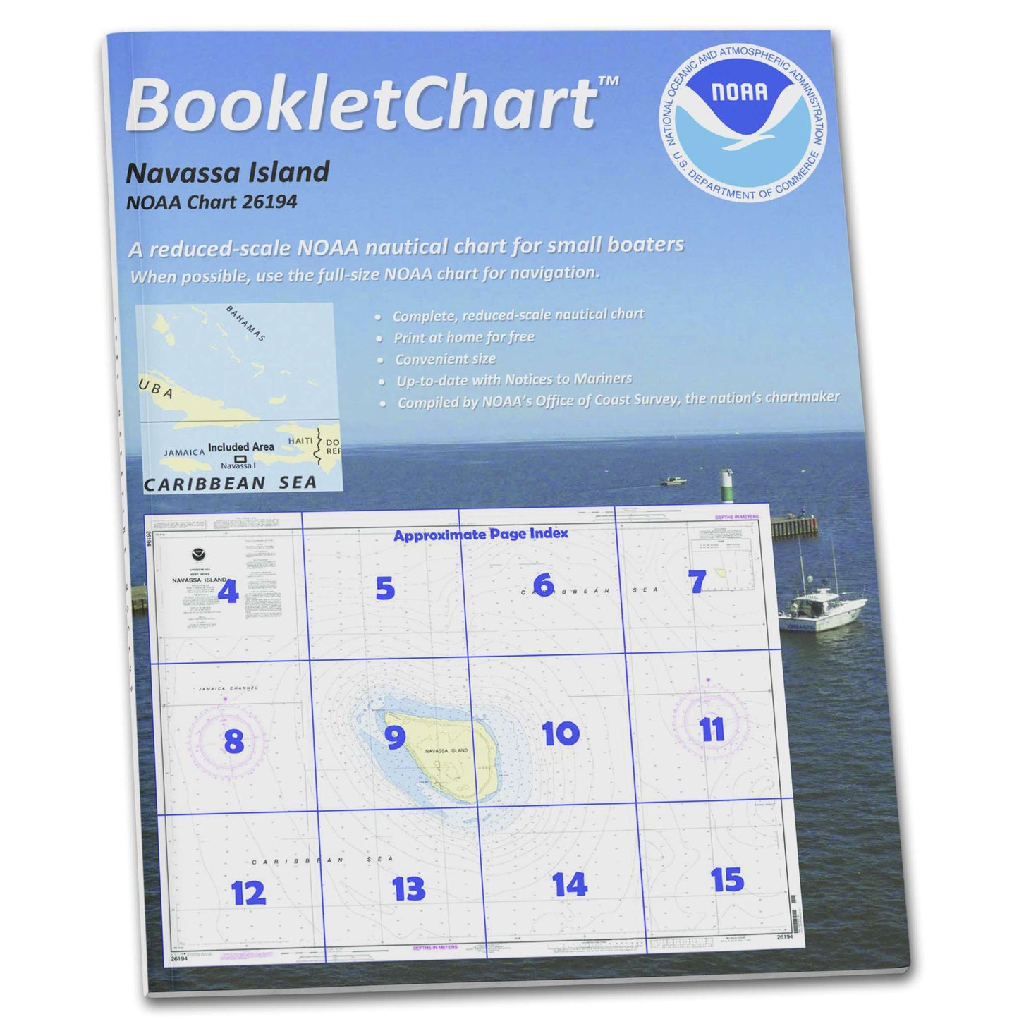 Paradise Clay CB26194 HISTORICAL NOAA Booklet Chart Navassa Island