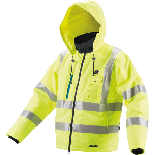 Makita DCJ206Z2XL 18V LXT® Lithium‘Ion Cordless High Visibility Heated Jacket, Jacket Only (2XL)