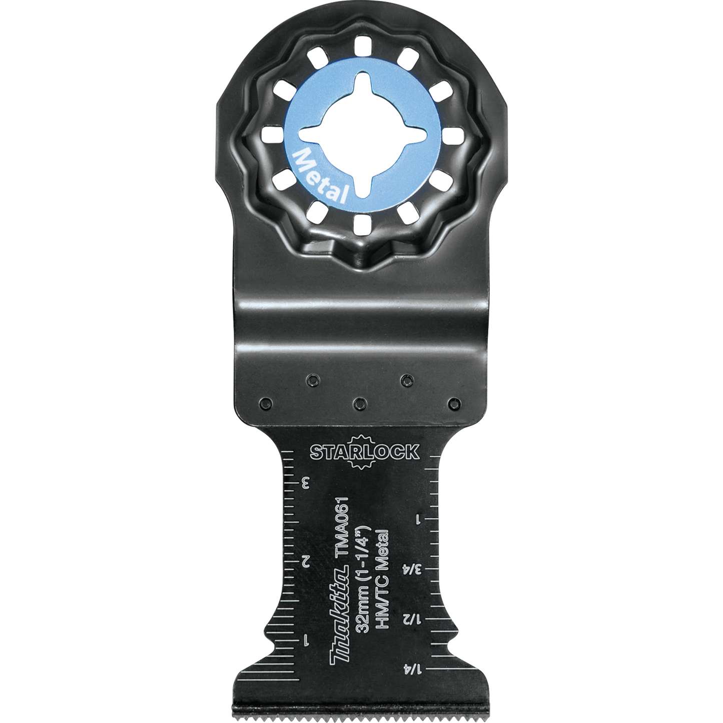 Makita B-67119 Starlock® Oscillating Multi‘Tool 1‘1/4" Hard Metal with Tungsten Carbide Tip Plunge Cut Blade for Metal Cutting