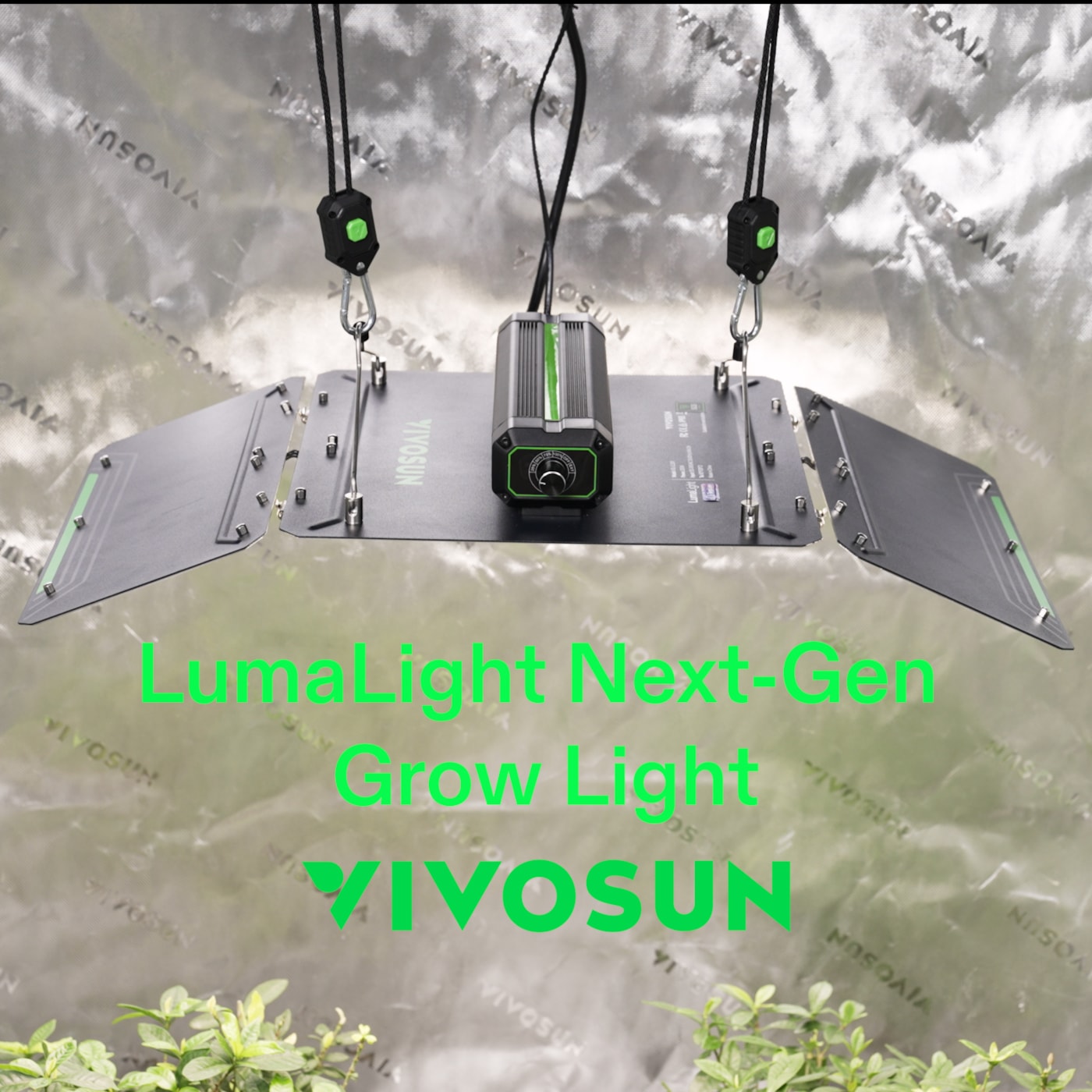 Vivosun LumaLight LED Grow Light, Full Spectrum Plant Light, 200W Smart Dimmable & High PPFD for Indoor Plants Seedling Vegetables Bloom