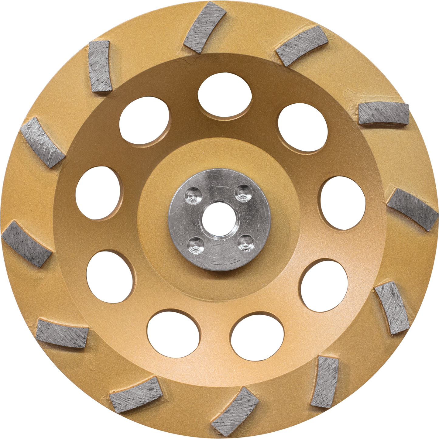 Makita A-96419 7" Low‘Vibration Diamond Cup Wheel, 12 Segment Turbo