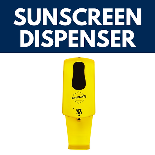 Sunstation USA #101Y Yellow Sunscreen Dispenser