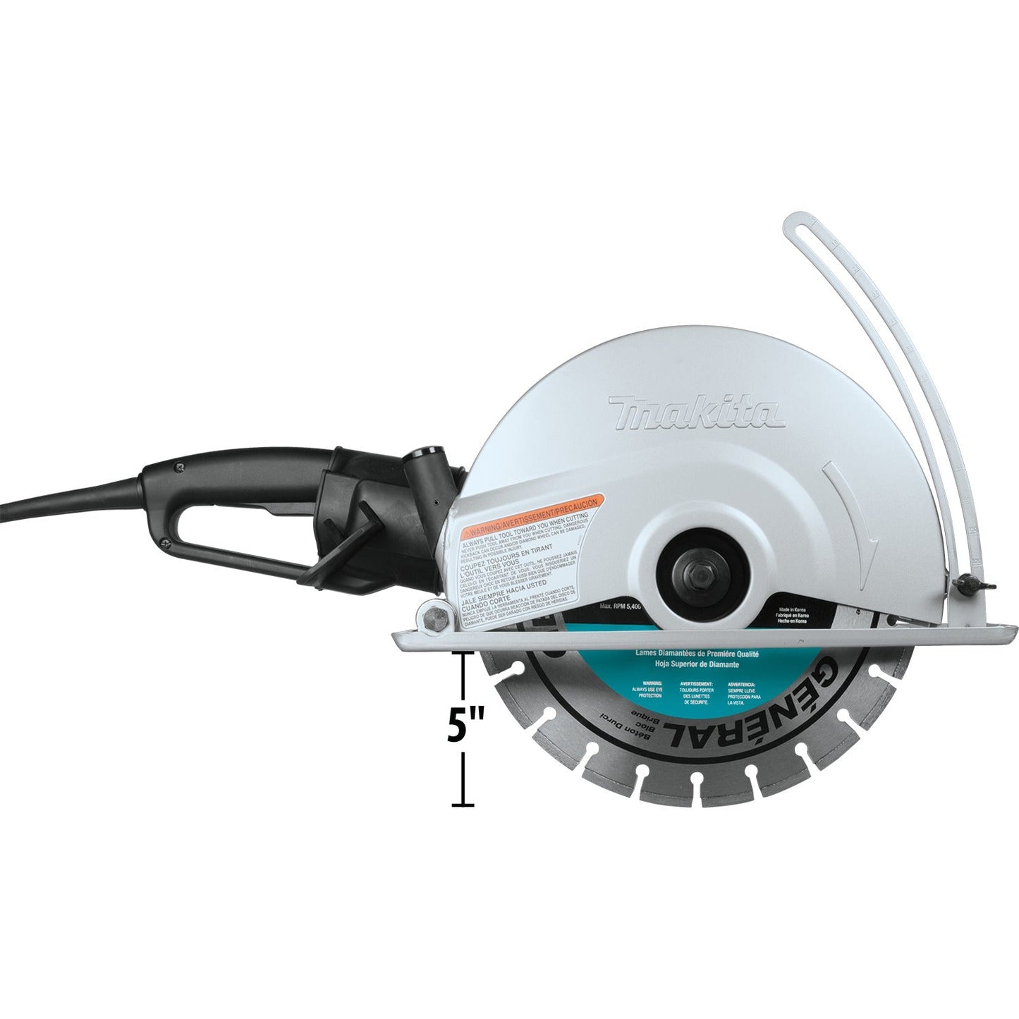 Makita 4114 14" SJS, Electric Angle Cutter