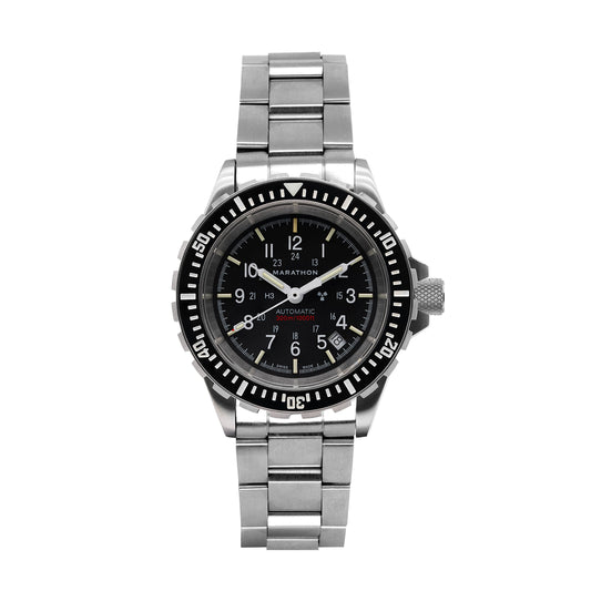 Marathon WW194006SS-0112 Large Diver's Automatic (GSAR) - 41mm with Stainless Steel MA Bracelet