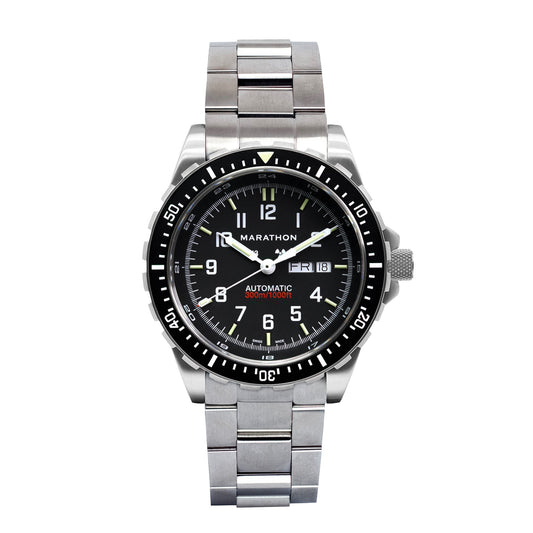 Marathon WW194021SS-0109 Jumbo Diver's Automatic (JDD) - 46mm with Stainless Steel MA Bracelet