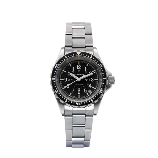 Marathon WW194026SS-0108 Medium Diver's Automatic (MSAR Auto) - 36mm with Stainless Steel MA Bracelet