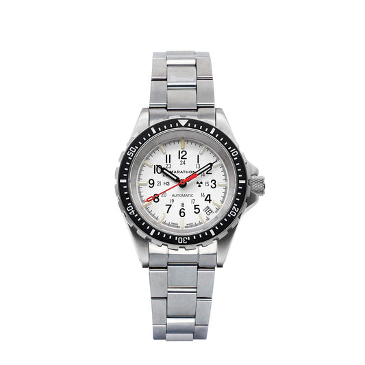 Marathon WW194026SS-0506 Arctic Edition Medium Diver's Automatic (MSAR Auto) - 36mm with Stainless Steel MA Bracelet
