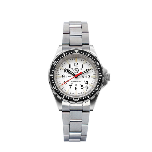 Marathon WW194027SS-0506 Arctic Edition Medium Diver's Quartz (MSAR Quartz) - 36mm with Stainless Steel MA Bracelet